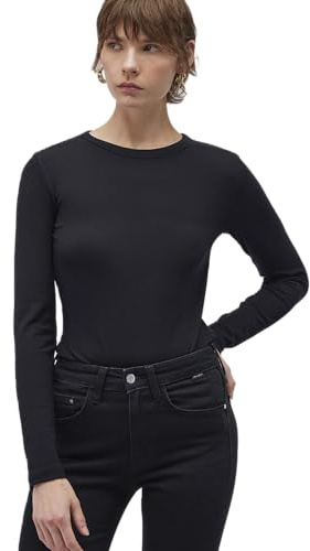 Mavi Damen Long Sleeve Basic Langarmshirt