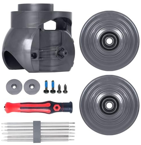 Heykewi V-Ball Accesorios rueda para Dyson V10 V11 V15 G5 aspiradora repuestos,100w cabezal de aspiradora de alto torque piezas y V-Ball Accesorios rueda