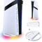 AriKroii Base Verticale PS5,Supporto Verticale per Console PS5 Slim/PS5 pro/PS5 con Luce RGB e Porta USB, Base Antiscivolo per Playstation 5 Slim,per PS5 Slim Disco/Digital Edition