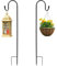 2 Pack Shepherds Crook Hooks for Garden Lights, 80CM Metal Stake Stand Hook for Solar Lights, Lanterns, Plant Basket