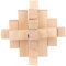 Wooden Brain Teaser Jigsaw Lock Toy Intelligent Puzzles Game Adult for Mind Relaxation