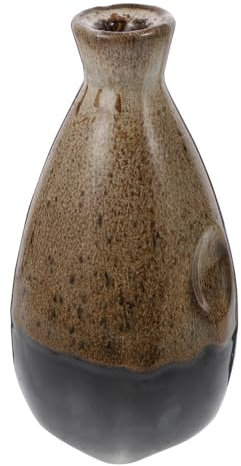 Keramikvase 1 Stück Khaki für Trockenblumen und Deko
