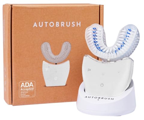 autobrush Sonic Pro Elektrische Zahnbürste – Nur ADA akzeptierte U-förmige Bürste, klinisch nachgewiesen bis zu 5,1 x bessere Reinigung, 30 Sekunden voller Mund, 360 Grad sauber, wiederaufladbar
