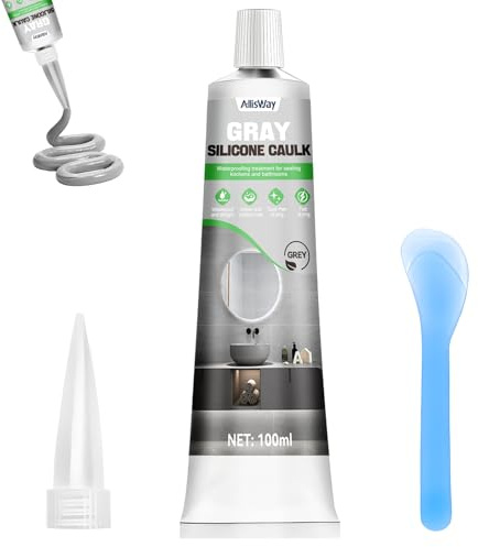 AllisWay Silicone grigio, Impermeabile e a Tenuta D'aria, 100 ml