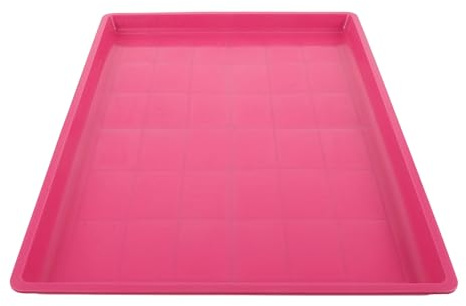 Veemoon Bodenwanne für Haustierkäfige Kunststoff Kotwanne Hundebox Ersatzwanne 49,5x33,5x3cm Rosa für Kaninchen Meerschweinchen Käfig Zubehör