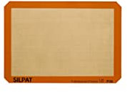 Silpat Premium Antihaftbeschichtete Backmatte, für kleine Biskuitrollen, Größe 21 x 30 cm, Orange, AE295205-01