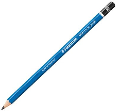 Staedtler 100-5B Bürobleistifte Bleistift MarsLumograph 5B, blau