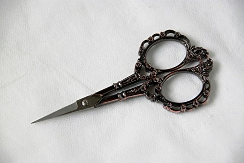 Kleiber + Co.GmbH Stickschere 114 mm, Stahl, antik Kupfer, 114 cm