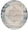 RugVista, Alaska, Teppich, Mittelflor Teppich, ∅ 150 cm, Rund, Modern, Oeko-Tex Standard 100, Polypropylene, Flur, Schlafzimmer, Küche, Wohnzimmer, Hell Blau/Cream, Beige