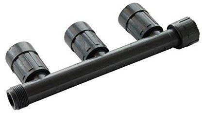 PVC-Verschraubung/Verteiler Rain Bird 3-Fach Verteiler 1 Innengewinde x 1 Außengewinde; 3 Auslässe: 1 Innengewinde