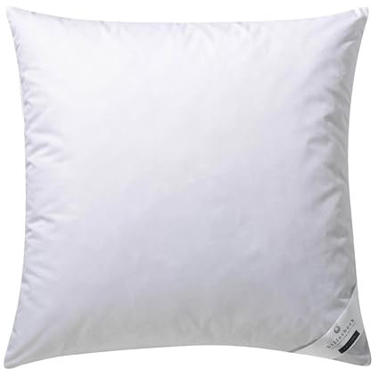 Billerbeck Daunenkissen Gabriela 15 – Kissen in 80 x 80 cm - Kopfkissen mit mittlerer Stützkraft