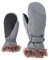 Ziener Damen KEM MITTEN lady glove Ski-handschuhe / Wintersport |warm, atmungsaktiv, grau (grey melange), 7