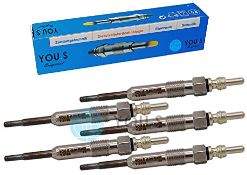 5 Stück YOU.S Original Glühkerzen Länge: 97 mm Spannung: 7,0 V - N10591601