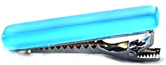Blue Gin Tie Clip - Made from Recycled Bombay Sapphire Gin Bottle