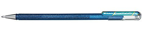 Pentel Roller Gel Dual Metalic Hybrid Blue k110dm-c