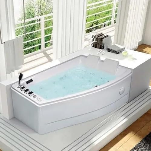 Bagno Italia vasca da bagno idromassaggio con 12 getti cm 170x120 versione destra o sinistra doppia pompa