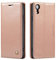 QLTYPRI Hülle für iPhone X XS, Vintage Dünne Handyhülle mit Kartenfach Geld Slot Ständer PU Ledertasche TPU Bumper Wallet Case Flip Schutzhülle Kompatibel mit iPhone X XS - Rosegold