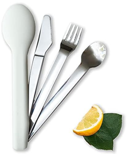 Portion Control Flatware for Healthy Eating & Bariatric Diet with Silicone Case (1)