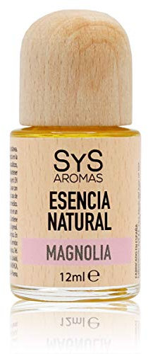SYS Aromas Esencia Natural Magnolia - Aroma Floral y Dulce - Para Quemadores, Ambientadores, Humidificadores y Velas - 12ml