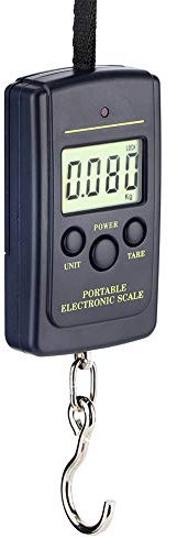 Angelwaage, Elektronische Waage mit Hängendem Haken, 40 Kg - 10 G Muti - Functional Precision - Elektronische Waage Tragbare LCD - Waage mit Haken