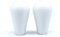 Arcity 2 Pcs Arcade Joystick Oval Bat Top Topper Knob Ball Top Handle Knob American Type Style White and White for Zippy SANWA SEIMITSU Arcade1up Machine Console Cabinet New