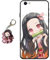 Staremeplz Compatible iPhone 6/6s Case - Anime Design with Figure Keychain, Soft Silicone Flexible TPU Animation Phone Case