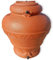 ESTO Serbatoio Acqua Elegante con Predisposizione Rubinetto 300 o 500 Litri, Cisterna Design Terracotta, Vaso Antico, Anfora, in Plastica Acqua Piovana 300 LT