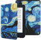 HGWALP Slimshell Coque de Protection pour 6 Kobo Clara Colour Liseuse eBook/Kobo Clara BW 2024 eReader/Kobo Liseuse Clara 2E 2022, Étui Housse Protection Magnétique Smart Cover-Starry Sky