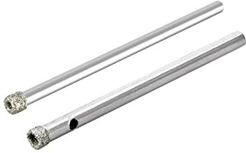 sourcing map 3mm, 4mm Diamond Coated Hole Saw Drill Bit for Glass Ceramic Tile Marble Rock Porcelain 20pcs