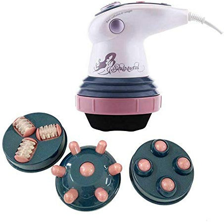 Elektrisches Anti-Cellulite-Massagegerät, 4 in 1 Massagegerät Straffung Anti-Cellulite für Nacken Schulter Taille Abdomen Beine Gesäß (A)