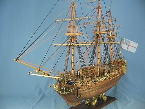 PUCIO Holzschiff Modelle Kits Model Schiff Sacle1/50 Britischer Seidenstrumpf-Royal-Yacht-Modellbausatz Hms Royal Caroline 1749 Schiffsmodellbausatz