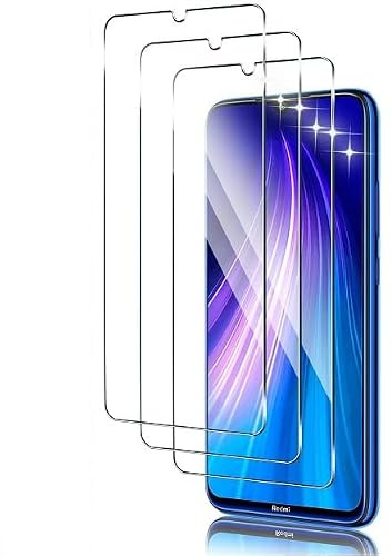 HQ-CLOUD Lot de 3 Verre Trempé Pour XIAOMI REDMI NOTE 8 .Film de Protection d'écran Transparent - Anti Rayures - Ultra Résistant Dureté 9H