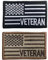 2 Stück Tactical USA US Amerikanische Flagge Veteran Patch, Moral Patch, Militär Patch, Haken und Schlaufe, US Army Navy Air Force Küstenwache Veteran Militär Applikation Embleme Abzeichen Patch