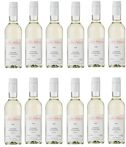 12x 0,25l - 2021er - Paul Anheuser - Kreuznacher Riesling - Kleinflasche - Qualitätswein Nahe - Deutschland - Weißwein trocken