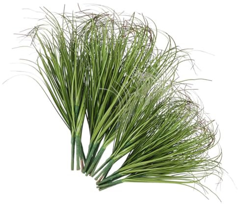 GARVALON 20 Stück Künstliche Pflanzen Grasdekoration Simulationspflanze Künstliches Gras Outdoor Simulationsgras Ornament Simulationsgras Requisiten Grasszene Verzierung