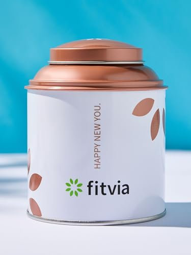 fitvia Classic Tea Tin für frischen Tee über lange Zeit Rosé Metallic