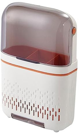 Hoement Soporte Pared Palillos Estante Almacenamiento Cocina Jaula Cubiertos Organizador Ranuras Profundas Ahorra Espacio