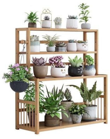 QDZC Estado de Escalera de Planta de Madera Independiente de 4 Nivel A