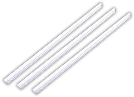 LUXULA 3 Stück LED Unterbauleuchte 120cm, 16W 1440lm, 4500K, 1170x22x36mm | mit Schalter, 4500K Neutralweiß, verknüpfbar, Unterschrankleuchte, Lichtleiste 230V für Küche und Werkstatt