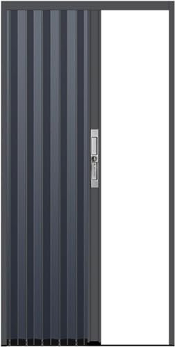 Puerta corredera de cristal esmerilado para armario, moderna puerta de cocina, divisor de panel de pantalla plegable de 176 x 203 cm de ancho