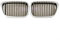 URPIZY Chromschwarz Front Nieren Grill Für BMW E39 1997-2003 Limousine Touring 525I 528I Für 530I 540I M5 Kühlergrill OEM 51137005837 51137005838 Ersatz Zubehör(Pair)