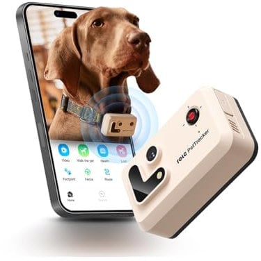 Area III RoG PetTracker GPS Collar for Dogs and Cats with Camera and Real Time Tracking