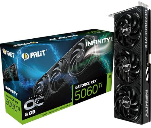 Palit GeForce RTX 5060 Ti Infinity 3 OC Carte Graphique 8 Go HDMI/DP