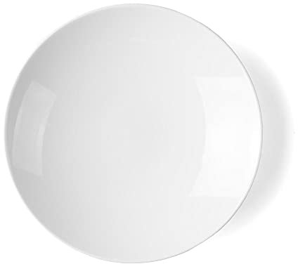 Holst Porzellan MA 222 Porzellan Teller tief 22 cm 0,80 l Wok Weiß 22,5 x 22,5 x 4,3 cm 6 Stück