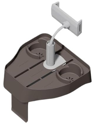 Whirlpool-Tablett | Whirlpool-Caddy, Getränke-Tablett mit 2 Getränkehaltern | verstellbare Badewannen-Spa-Aufbewahrung für Zuhause, Badezimmer, Outdoor, aufblasbarer Pool, Duschraum