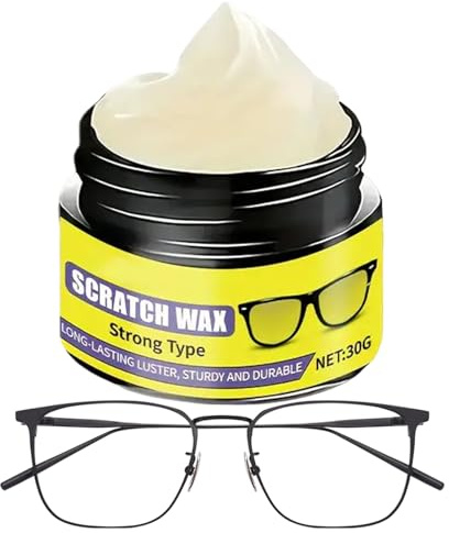 Trochate Eye Glass Scratch Remover | 30g Lens Scratch Restorer | Lens Grinding Repair Wax Eyewear Polish Cleaner for Home School Vacation Travel Outgoing Road Trip