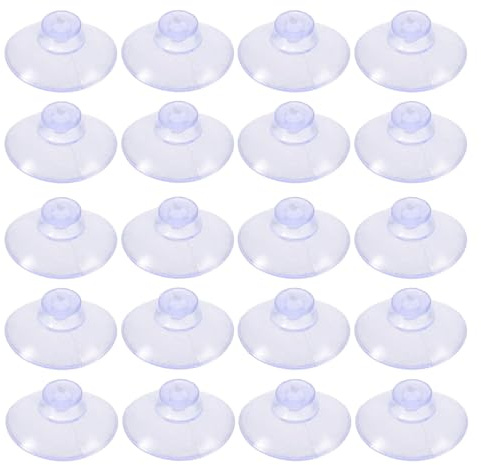 IWOWHERO Saugnapf Halterpads 300 Stück 20mm Pvc für Glastische