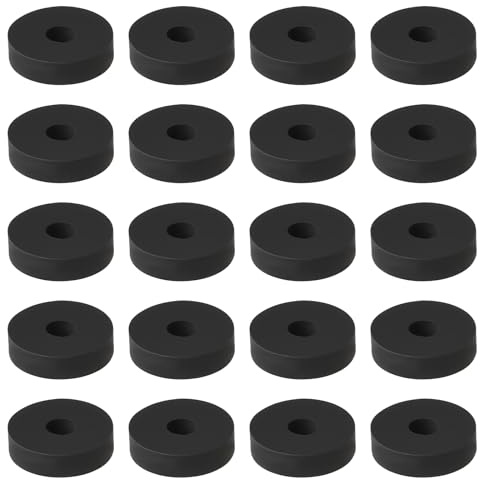 YINETTECH 20 guarnizioni per rubinetto caldo e freddo per lavabo, 15,8 x 4,65 x 4 mm, adatte per rubinetto filettato BSP da 3/8 di pollice