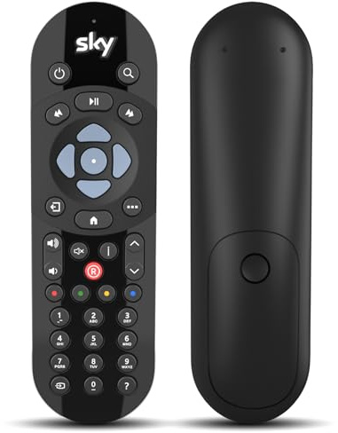 Ersatz Fernbedienung für Sky Q Receiver Fernbedienung kompatibel mit Sky Q TV/Mini/Silver Box Universal Remote Control mit 10m IR Reichweite 0,2s Reaktion Plug and Play Mit Bedienungsanleitung (1)