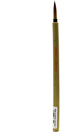 Winsor & Newton Series 150 Bamboo Short Handle Brush-Round #4, Brown